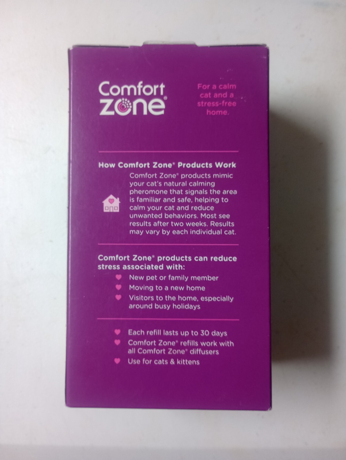 Comfort Zone Cat Calming Diffuser Refills – 3 x 1.62 fl oz bottles 1P