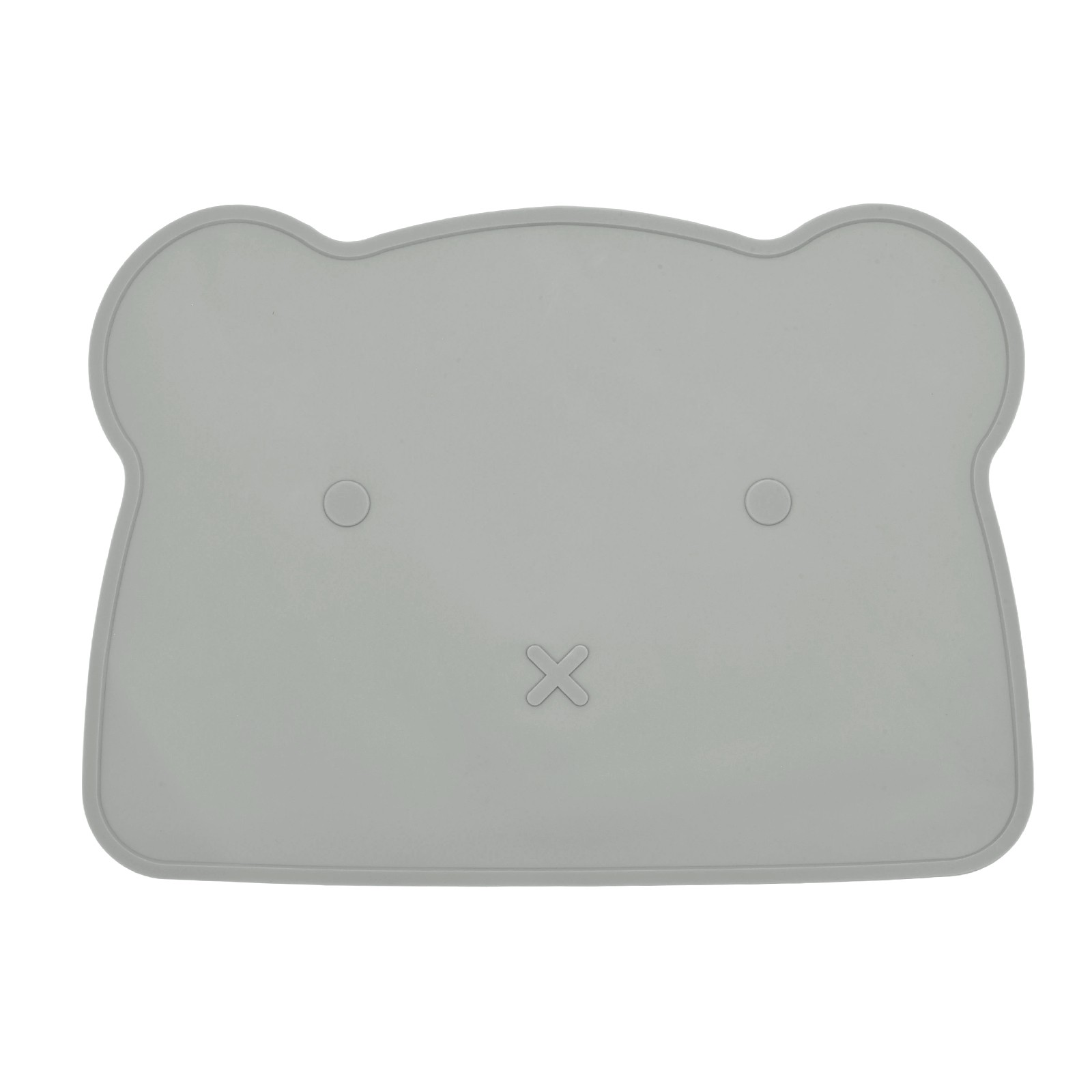 Silicone Pet Feeding Mat Waterproof Dogs Cat Food Mat Feeding Tray Silver Gray