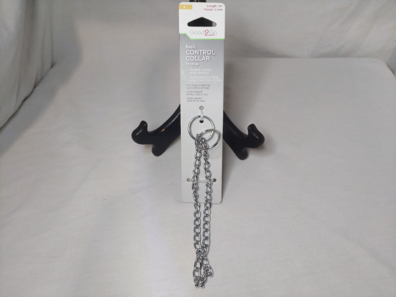 Good2Go Basic Control Collar for Dogs Small Size 14″ Length Chain Up to 18 lbs