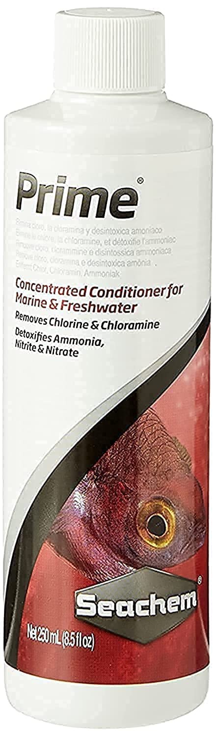 Seachem Prime 250 mL Freshwater Saltwater Aquarium Water Conditioner Detoxifier