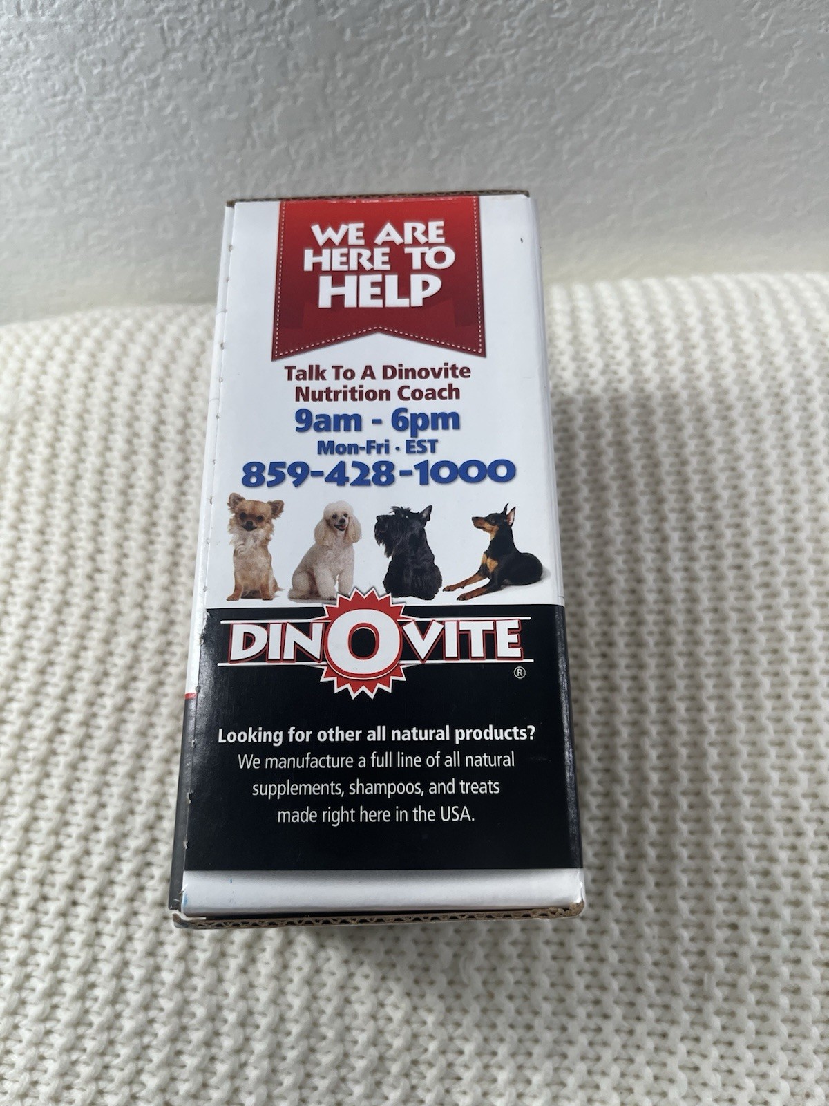 90 Day Supply, Small Dogs – Dinovite ProbioticSupplement for Dogs (0-18 lbs)