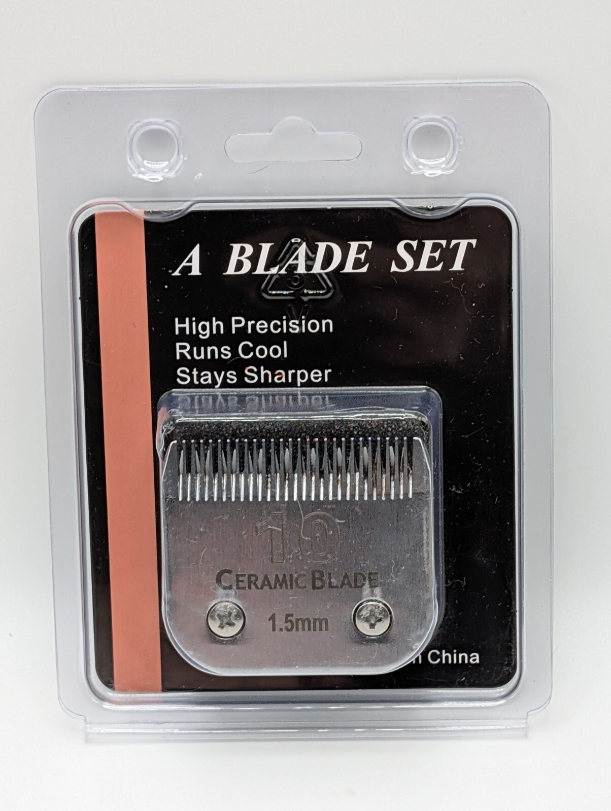 A Blade Set | Ceramic Clipper Blades for Pets, 3.2mm, 1.5mm, 0.5mm, 0.25mm