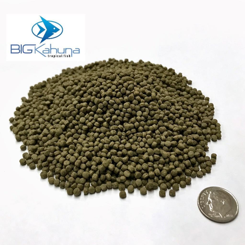 2mm Floating Spirulina Pellets Great For Saltwater, Tropical, Goldfish, Koi Fish