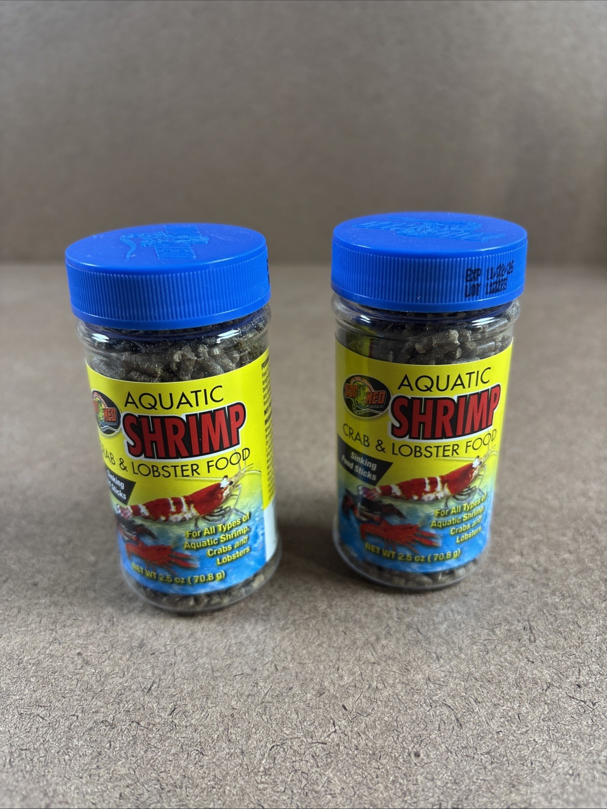 Aquatic Shrimp Crab Lobster Food 2.5 Ounce Pack of 2 for Pet Fish Marine/ Fresh