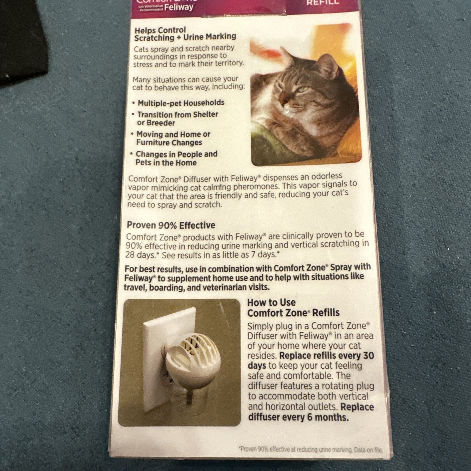 Comfort Zone Multi-Cat Diffuser Refill For Tension & Conflict 1.62Oz