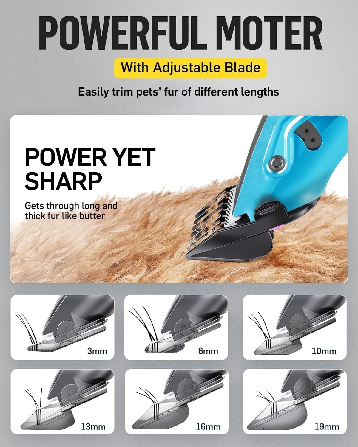 WAHL Professional PET CLIPPERS Dog Grooming Kit Heavy Duty Trimmer Thick Hair US