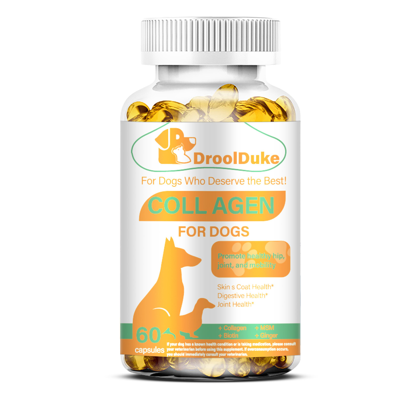 (3 Packs) Premium Collagen for Dogs – for Dogs Skin and Coat, Hip & Joint