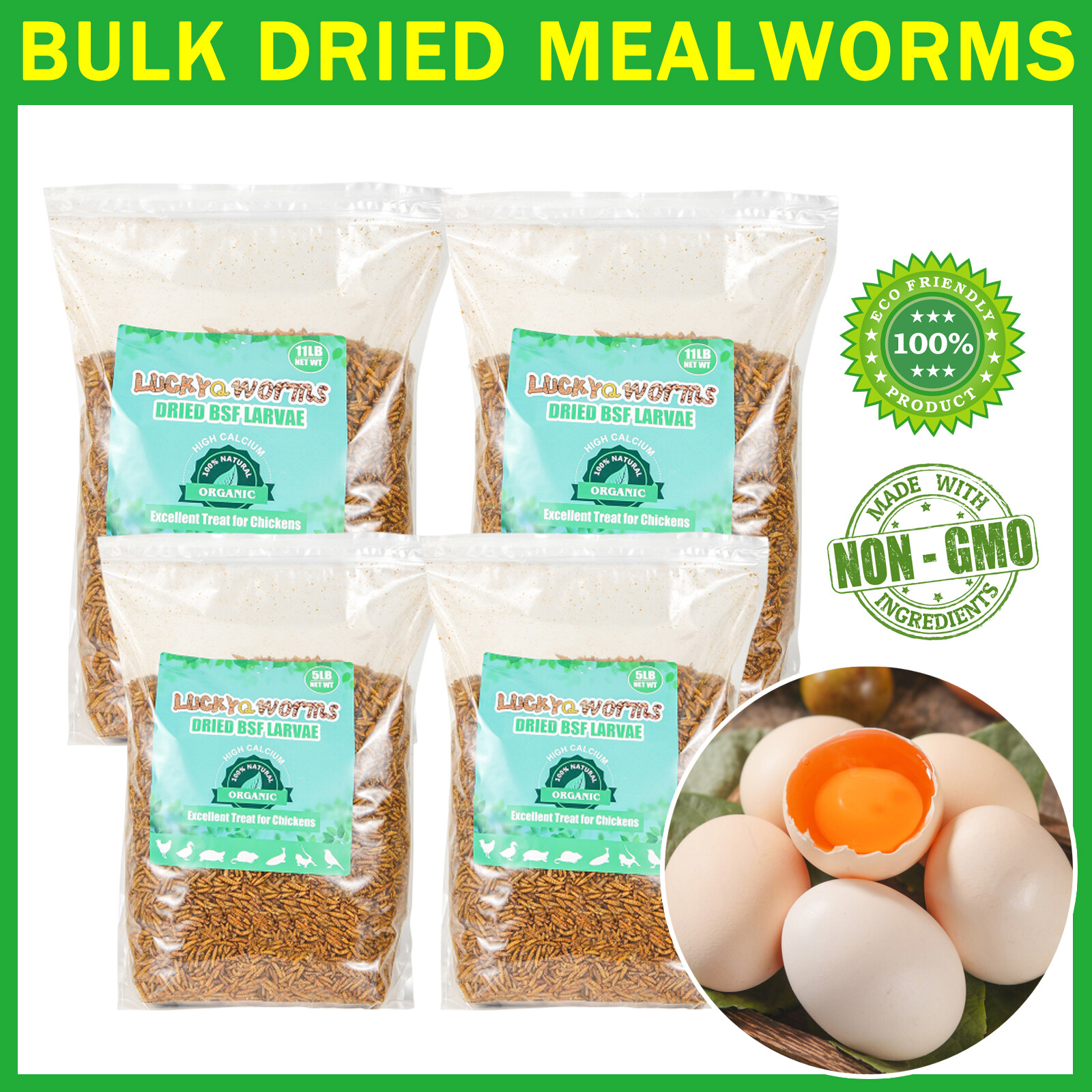 Dried Black Soldier fly Worm Non-GMO Natural Premium High Protein for Chickens