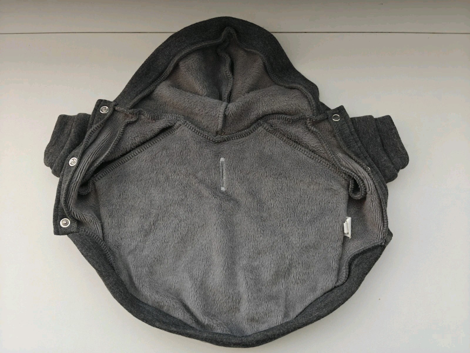Small Dog Jacket Dark Gray and Silver XS ( Mini Yorkie / Chihuahua … )