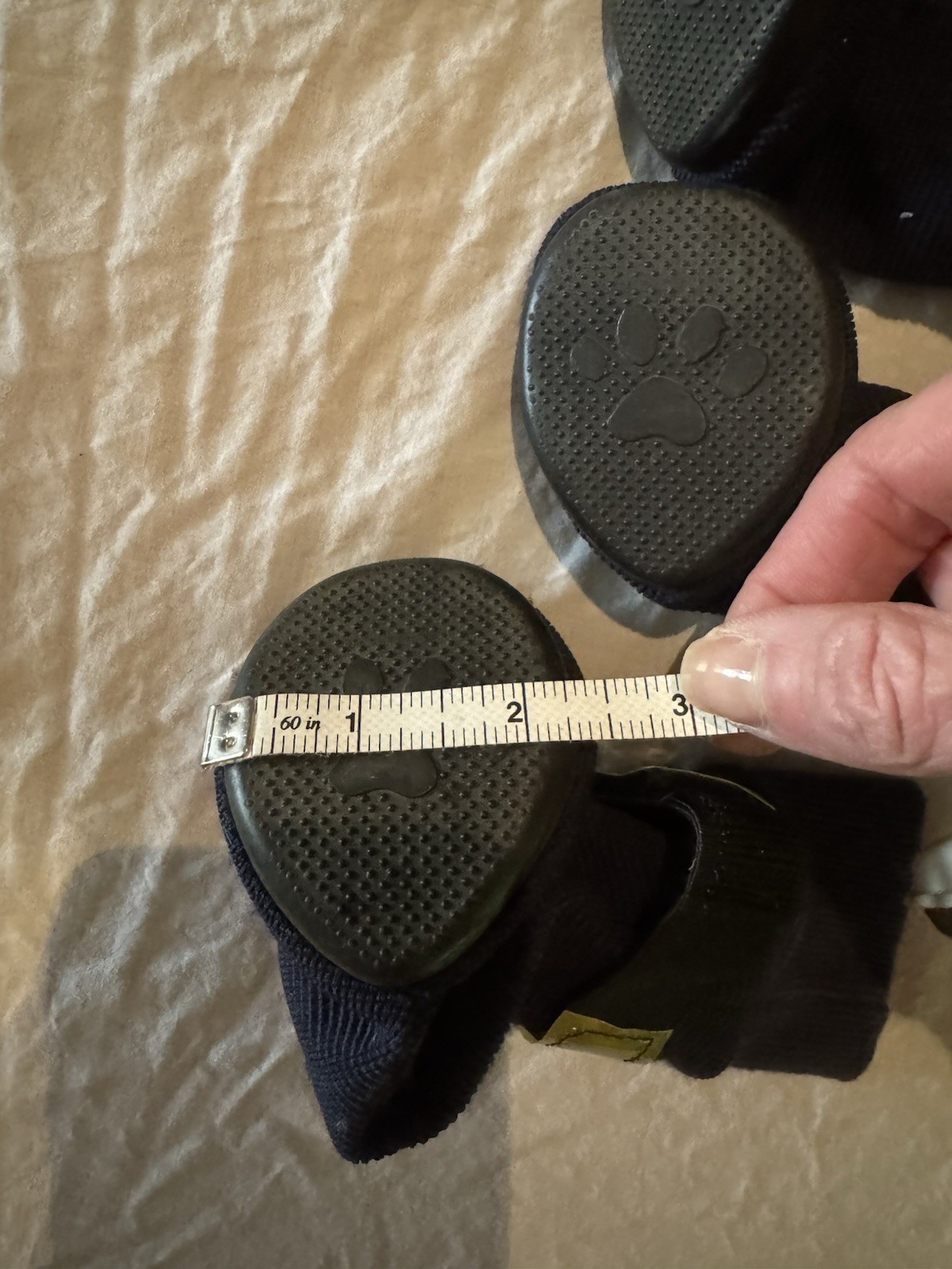 Dog Booties / Dog Shoes medium, Safety High Visibility Reflective Straps New
