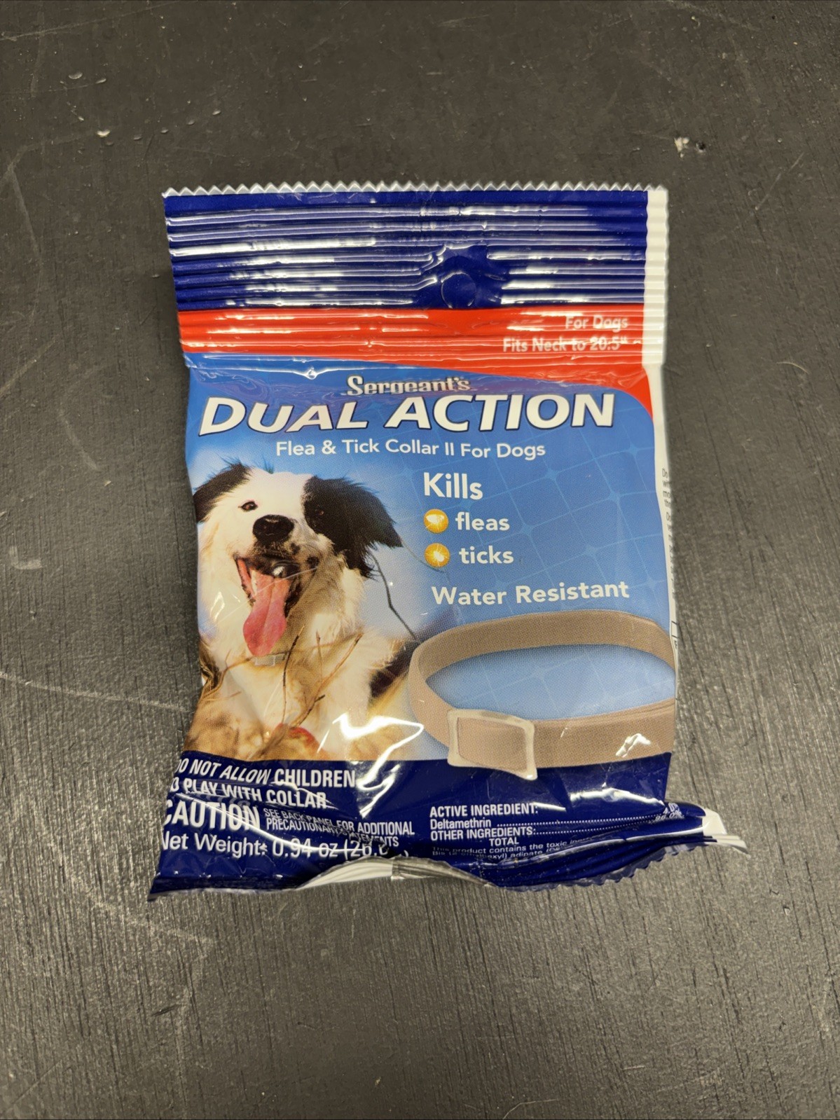 Sergeants Dual Action Flea & Tick Collar II for Medium Dogs, Neck Size 20.5 in
