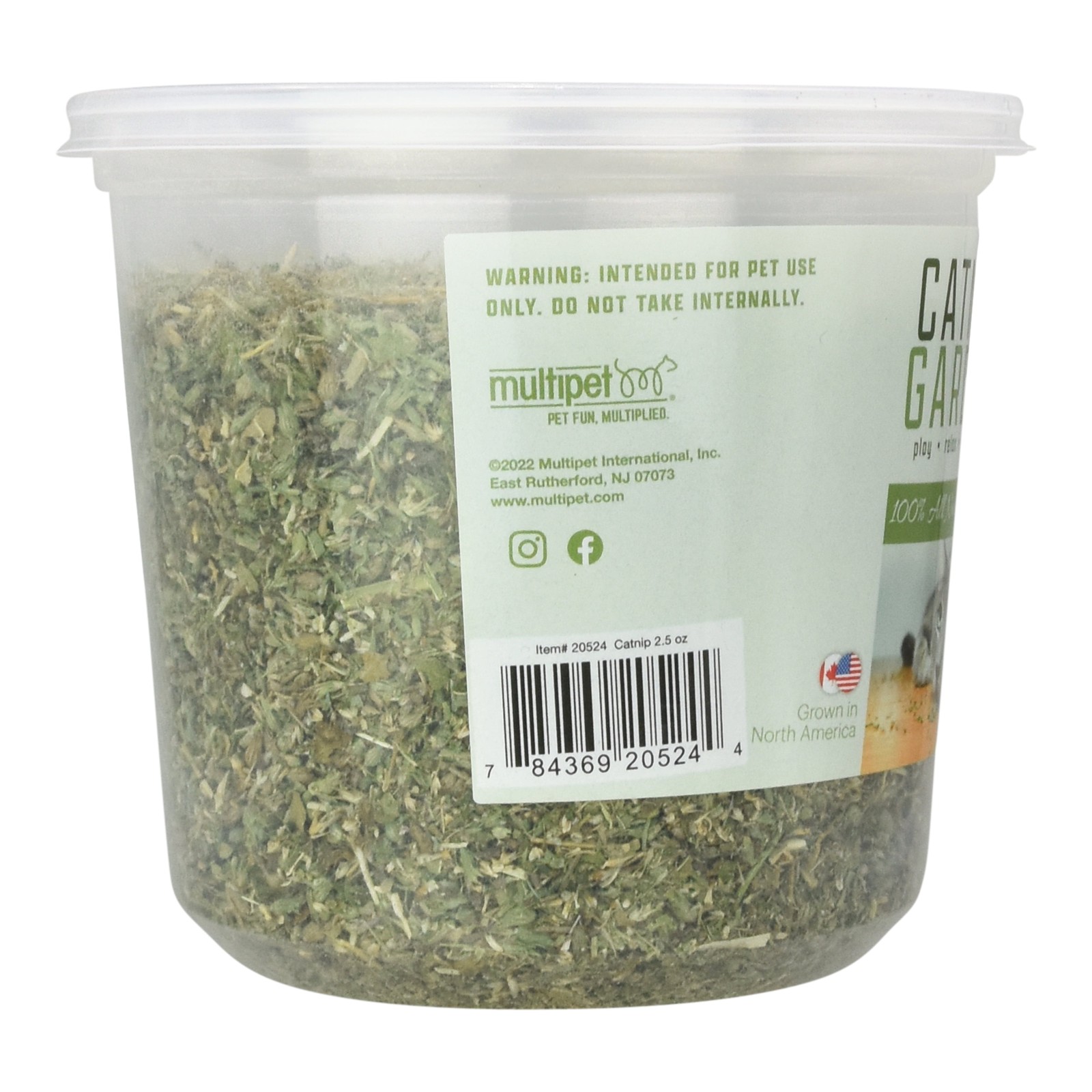 Catnip Garden Catnip Cup Cat Toy 2.5 Oz 100% All Natural North American Catnip