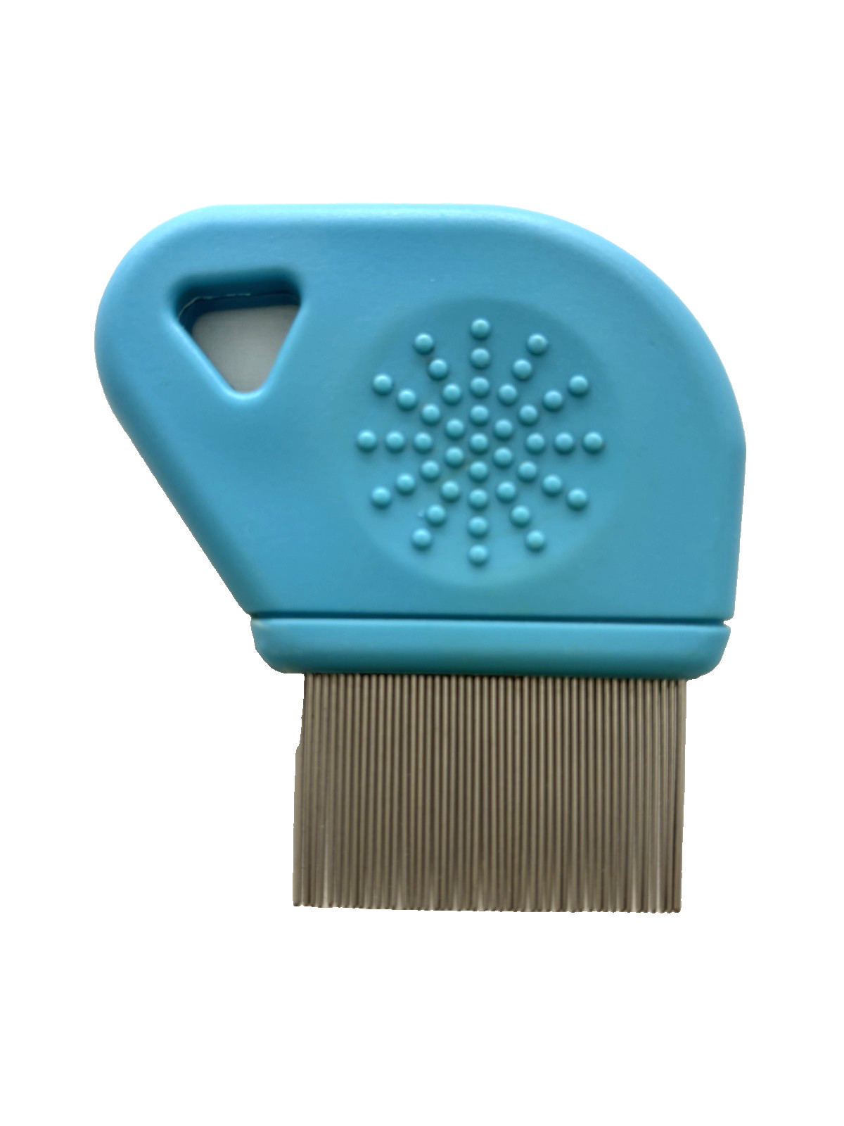 Pet Stainless Steel Flea Comb 1-inch & 1/2-inch teeth 2-PC Set for Dogs & Cats