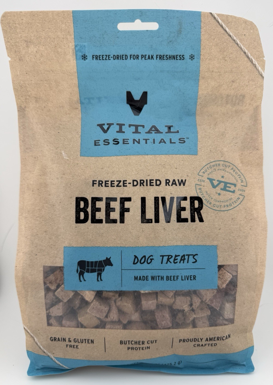 Vital Essentials Beef Liver Dog Treats, 15 oz | 15 Ounce (Pack of 1)