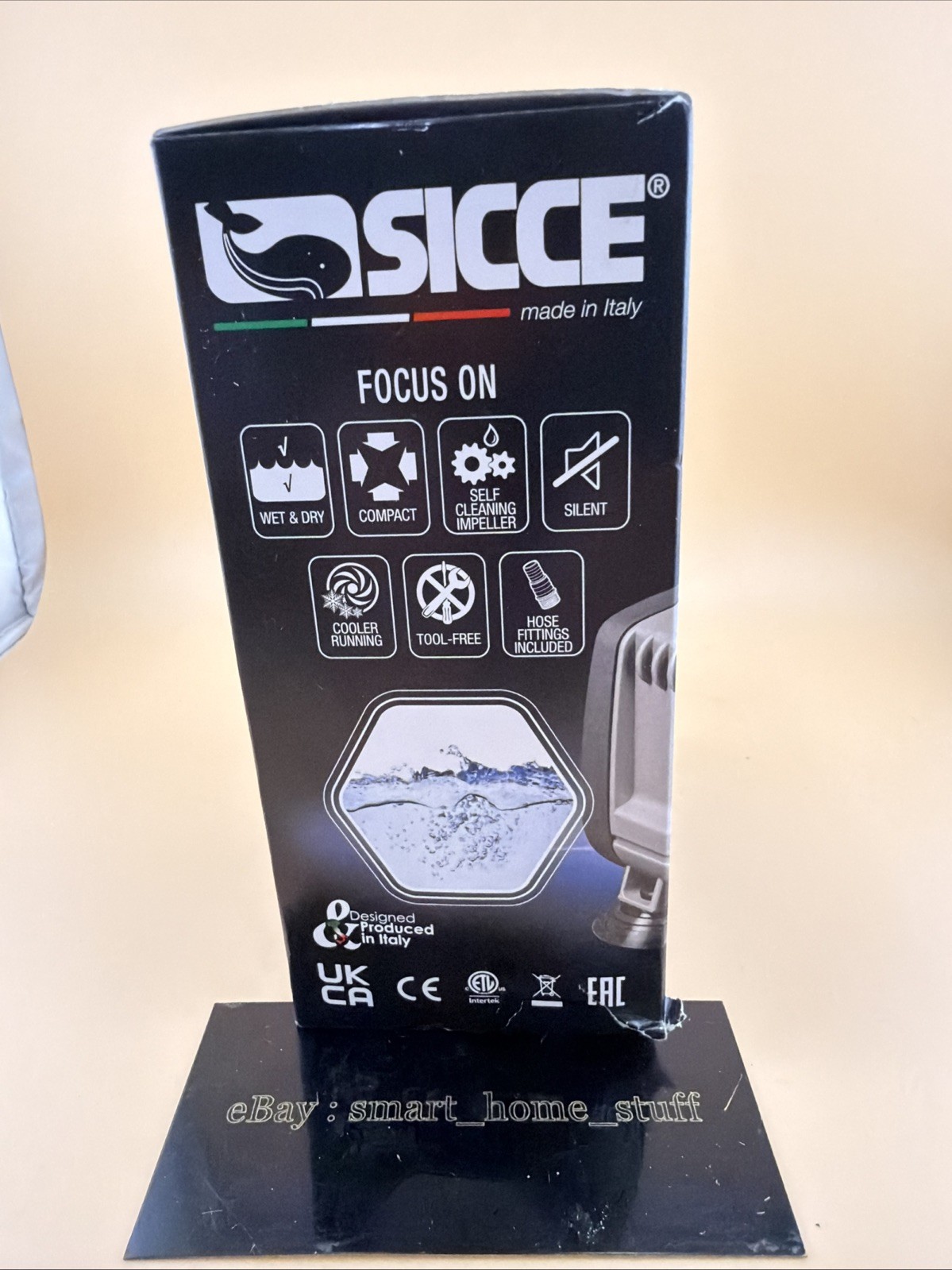 SICCE SYNCRA SILENT 1.0 MULTIFUNCTION SUBMERSIBLE WATER PUMP 251 GPH SIC104