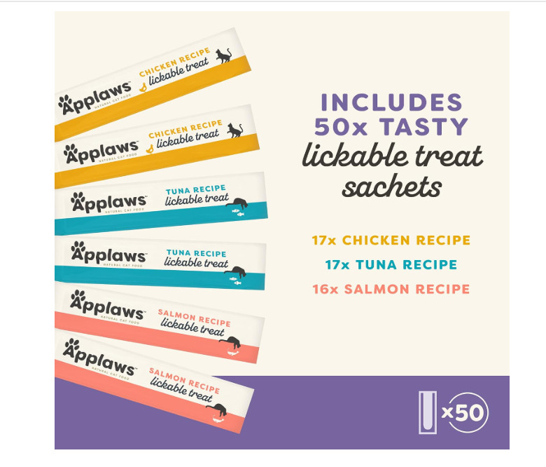Lickable Cat Treats, Natural Grain-Free Purée, Made with Limited and Natural Ing