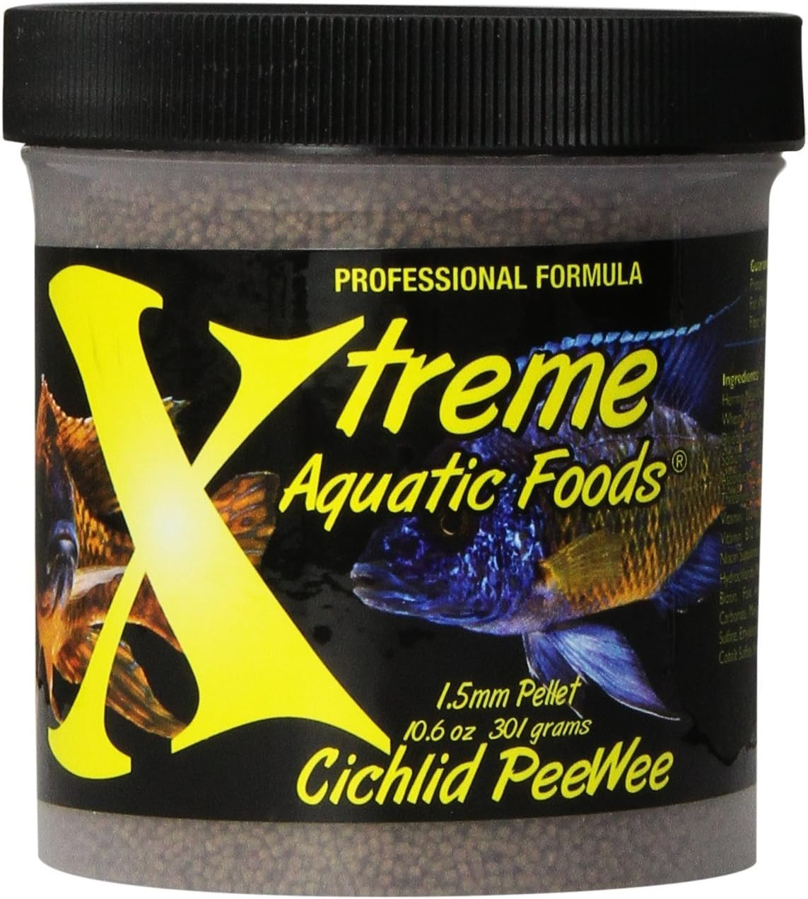 Xtreme Cichlid Peewee 1.5 Mm Pellets – Proven Nutrition for Cichlids – Balanced