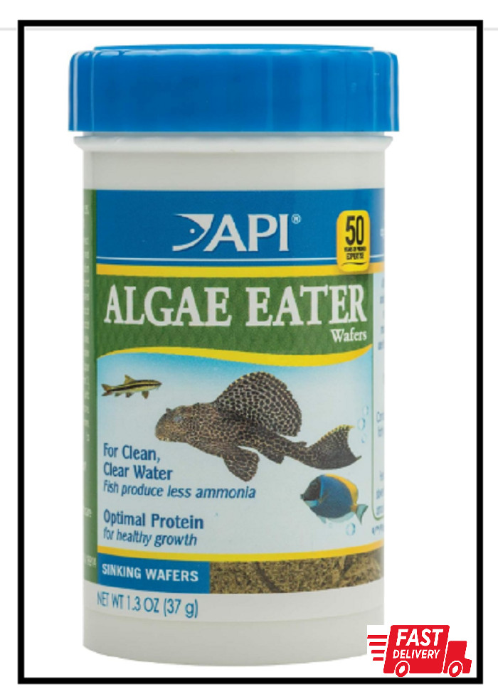 API ALGAE EATER WAFERS Algae Wafer Fish Food 1.3-Ounce Container