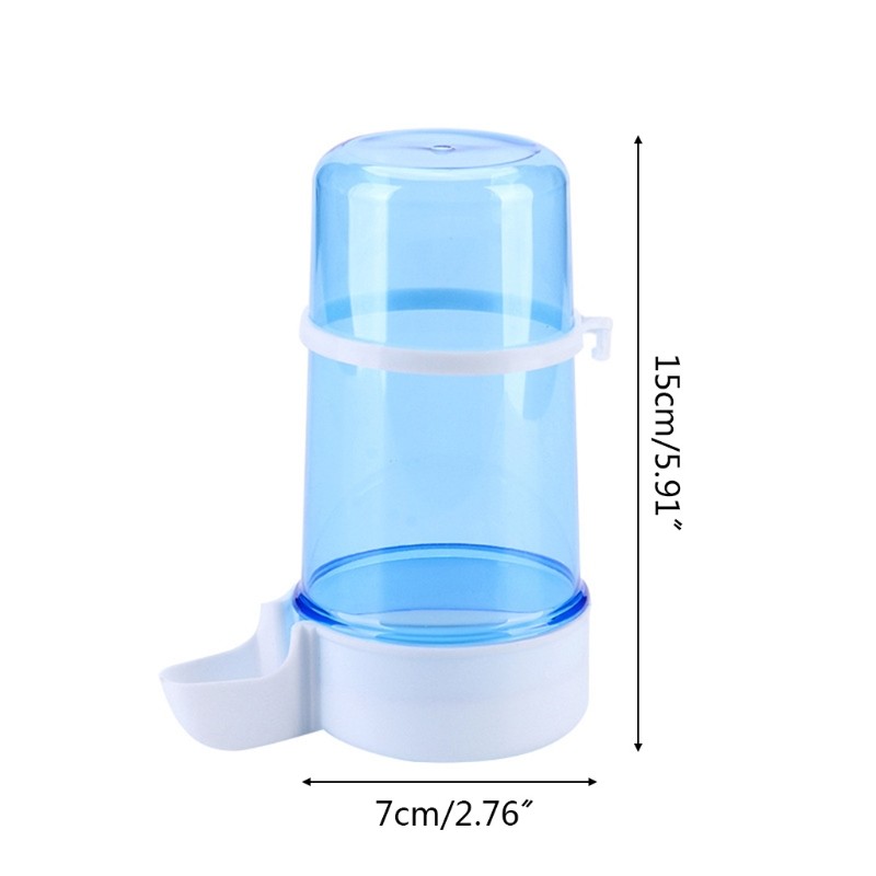 2 Pcs Bird Water Dispenser Parakeet Feeder 14 oz 10 Days Capacity for 2 Parrots