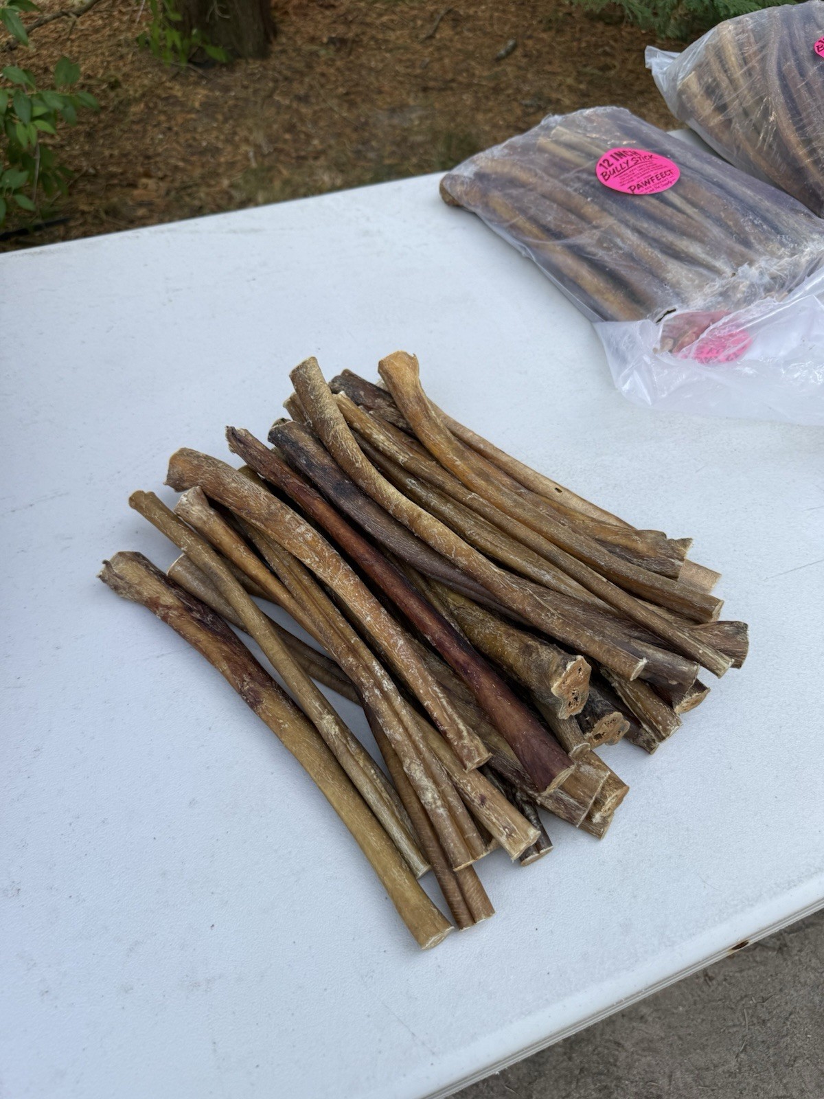 Pawfect 12″ Bully Stick Dog Chews Beef Pizzle Long Lasting Treats No ODOR