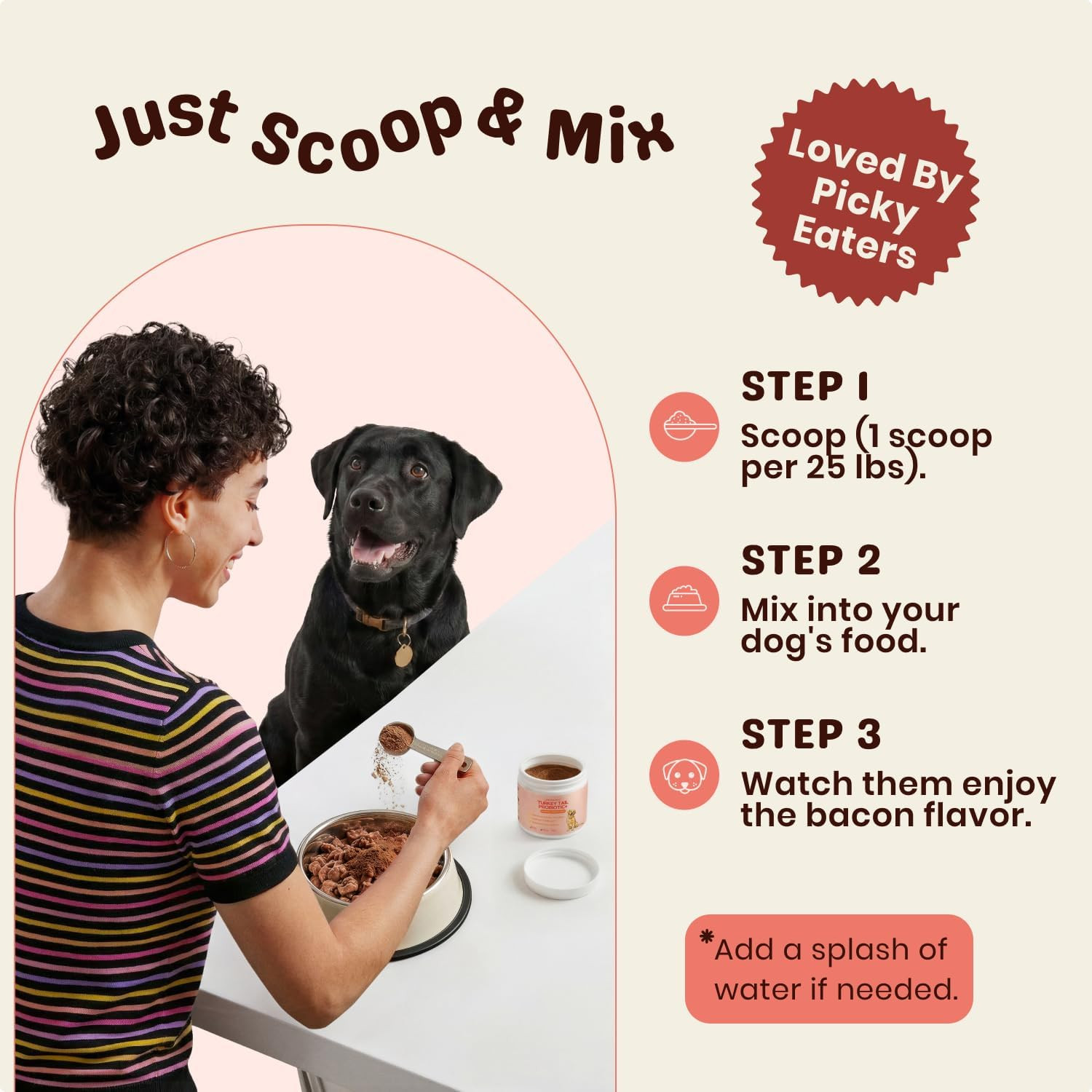 Turkey Tail Mushroom for Dogs – Turkey Tail Mushroom Powder with Probiotics for