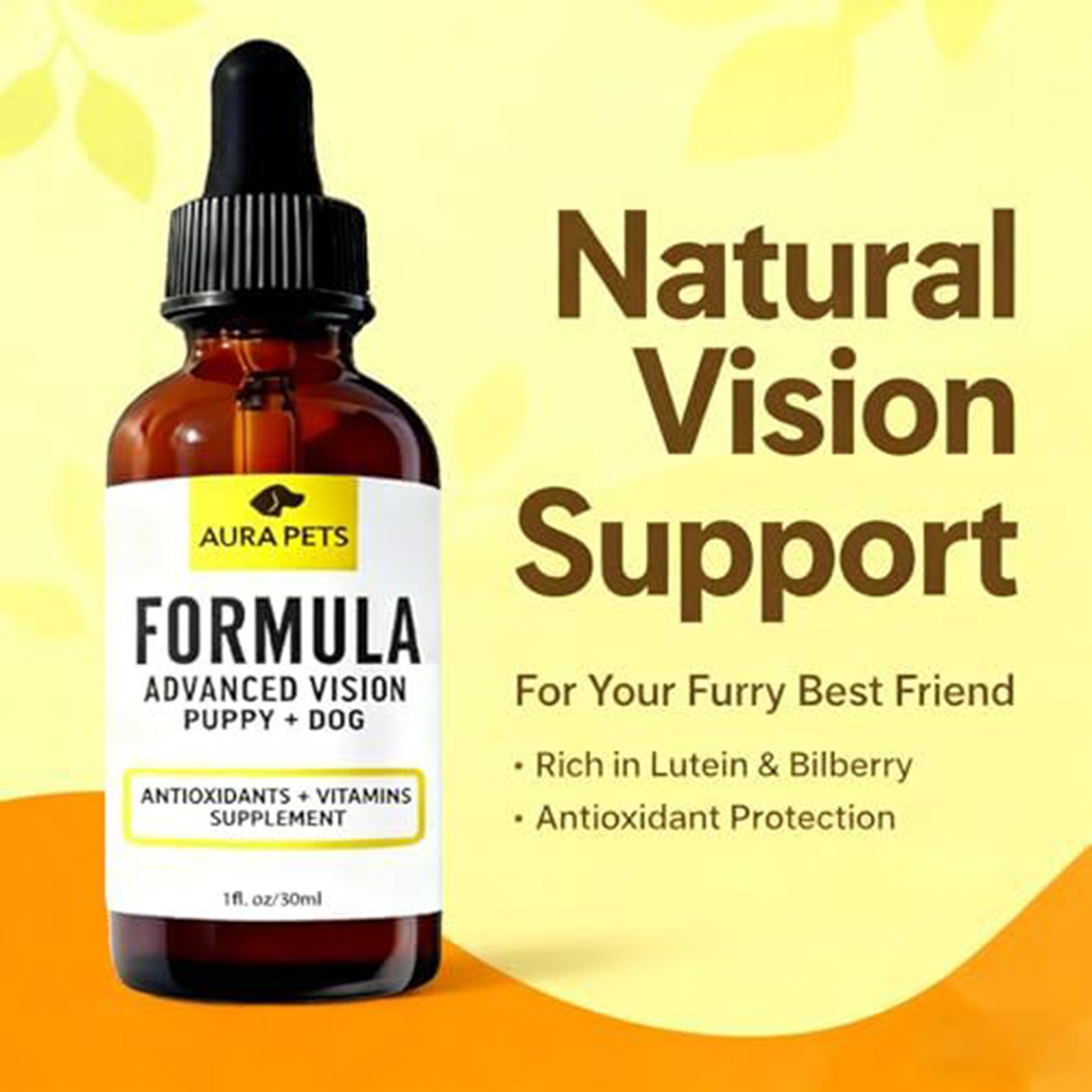 `1-3pk Advanced Vision Formula For Dogs With Lutein Zeaxanthin Astaxanthin