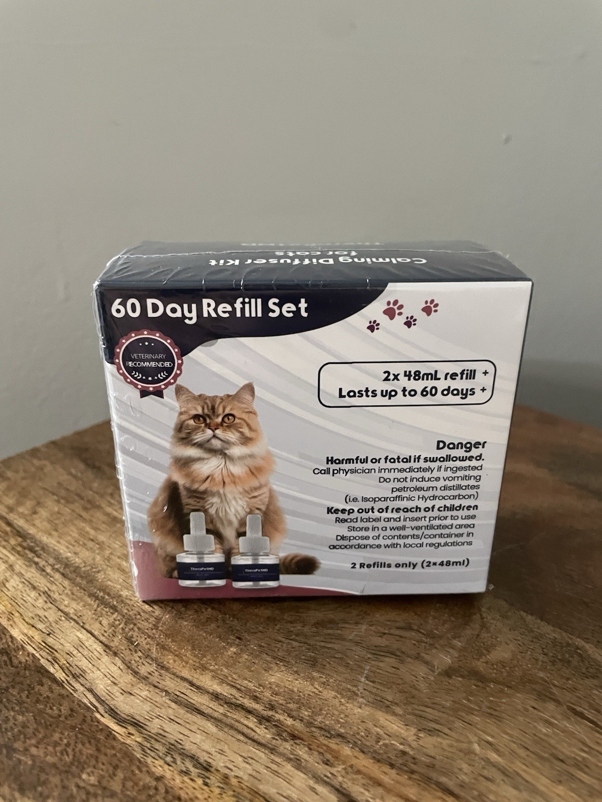 TheraPetMD Advanced Cat Calming Diffuser Kit 60 Day Supply 1 Diffuser 2 Refills