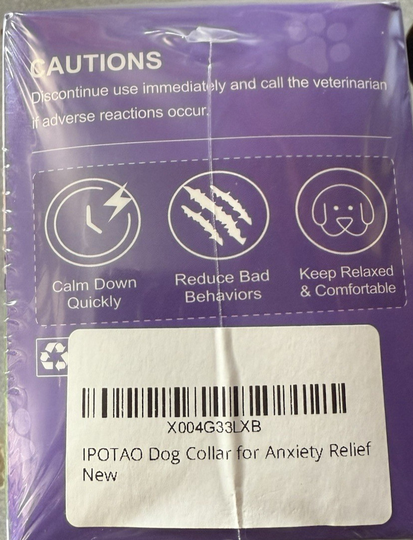 Calming Collar for Dogs 4 Packs 60 Days Natural Ingredients Flexible Adjustment