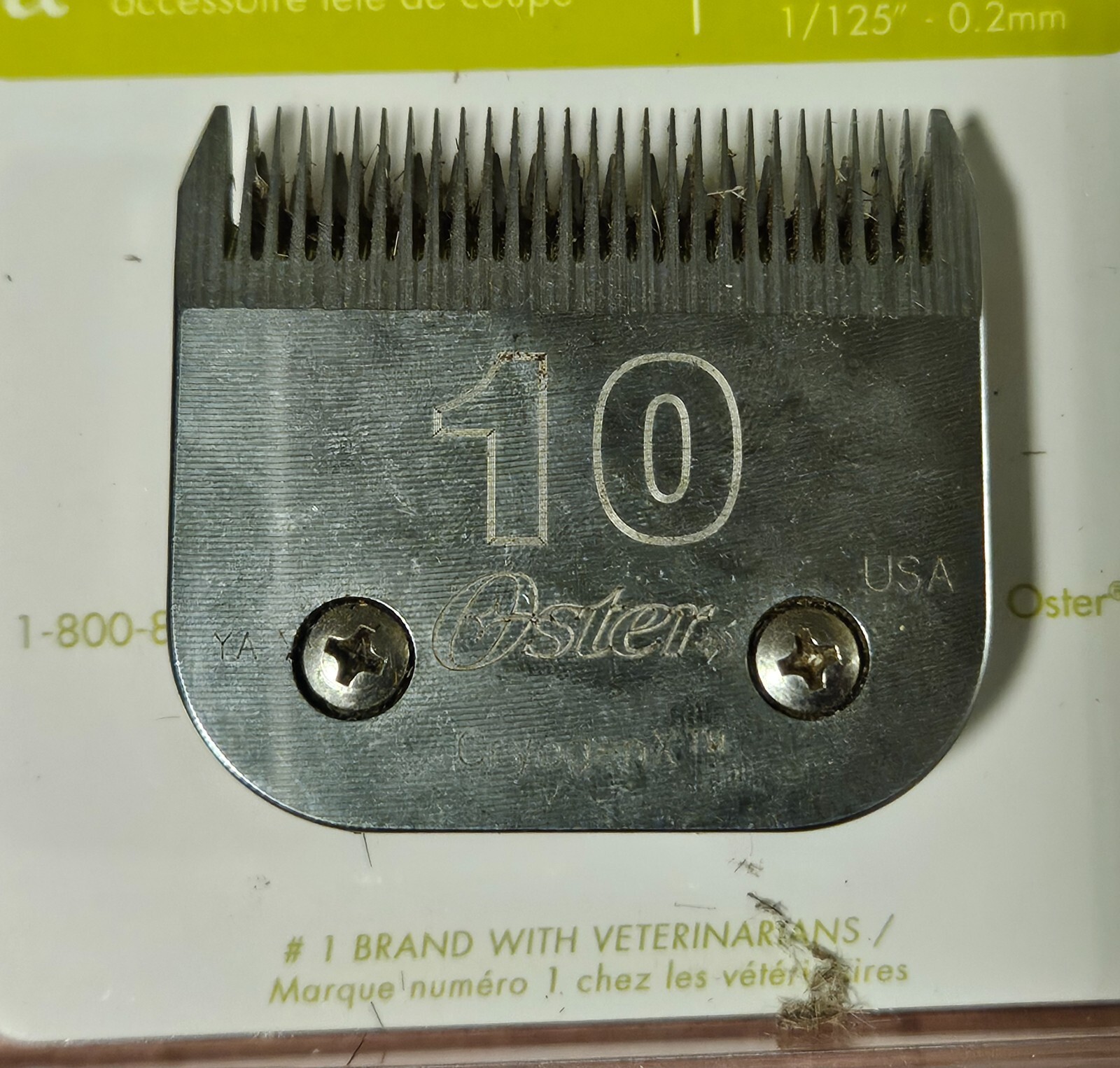 Lot of Clipper Blades – 1 Unknown + 2 OSTER Cryogen-X No. 10 -USED