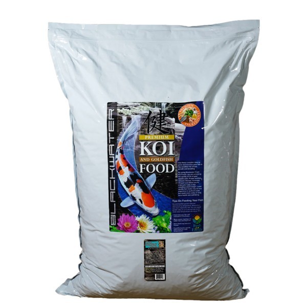 Aquatic Nutrition Blackwater Cool Season Fish Food 20 lbs, Medium Pellet