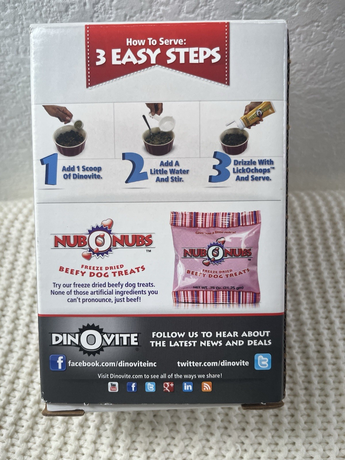 90 Day Supply, Small Dogs – Dinovite ProbioticSupplement for Dogs (0-18 lbs)