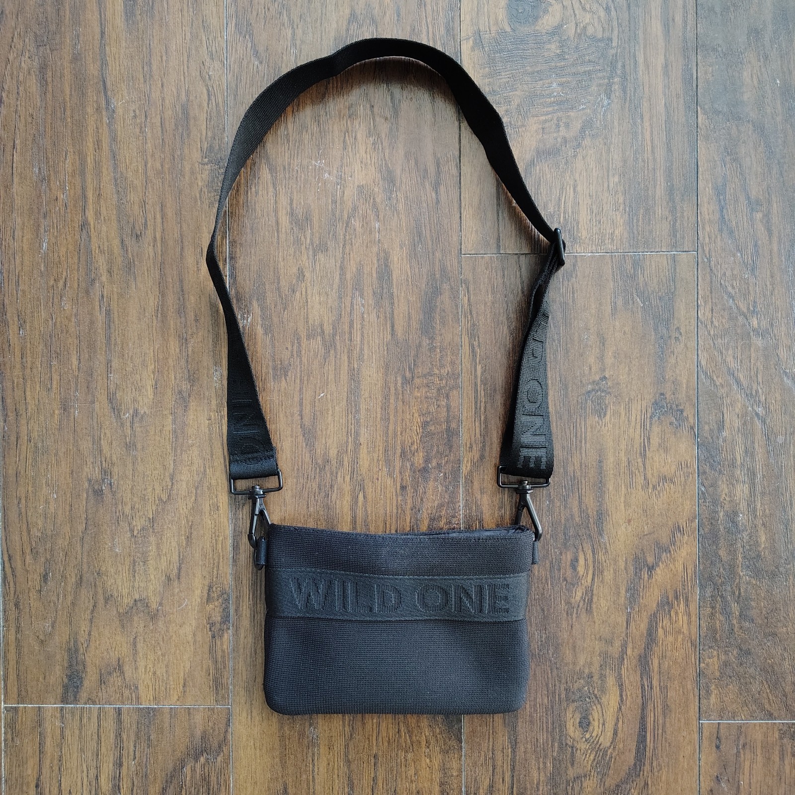 Wild One Unisex The Treat Pouch Crossbody Bag Black