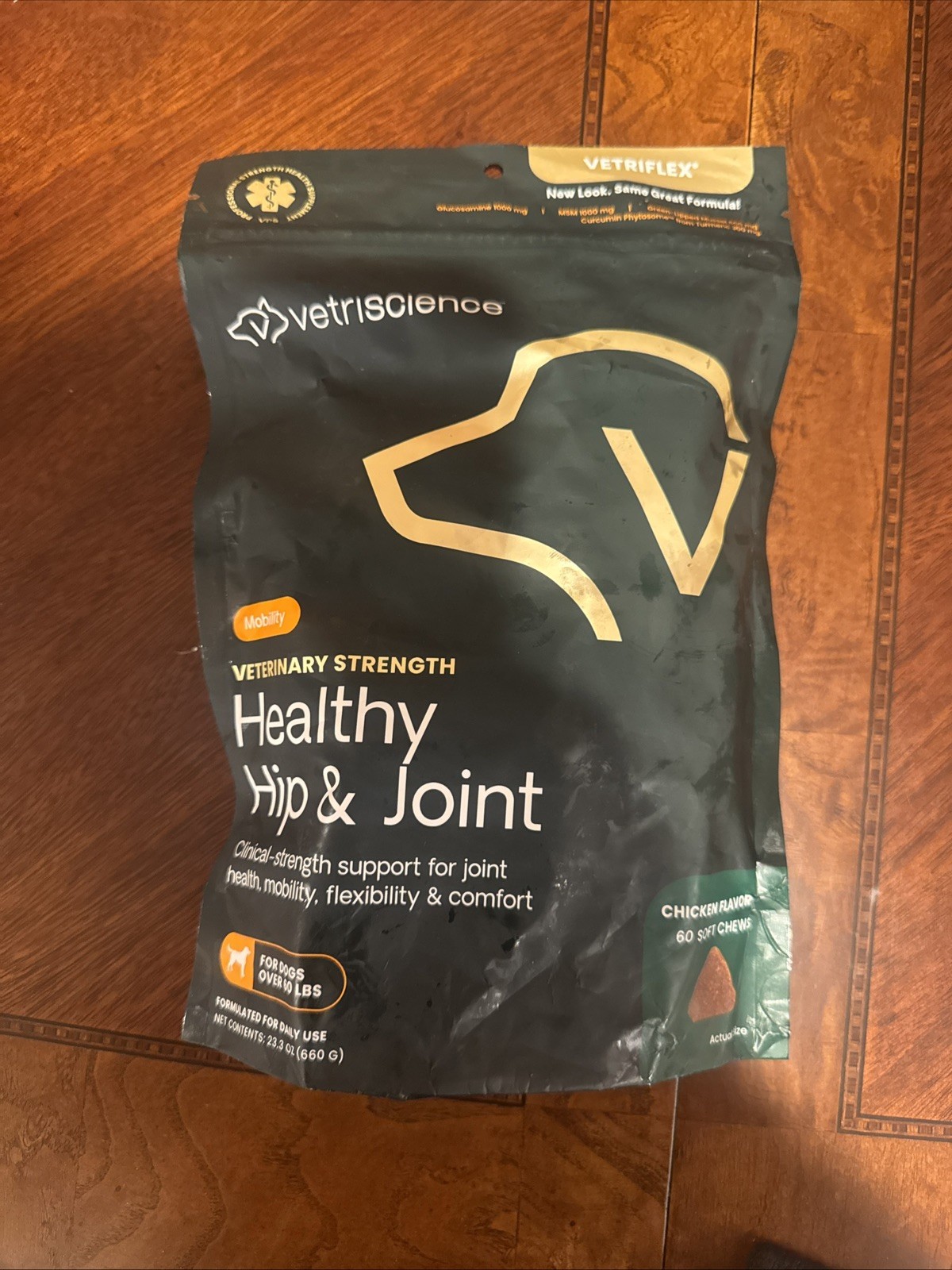 VETRIFLEX Canine Formula – Healthy Hip And Joint Supplement for Dogs – Over 60lb