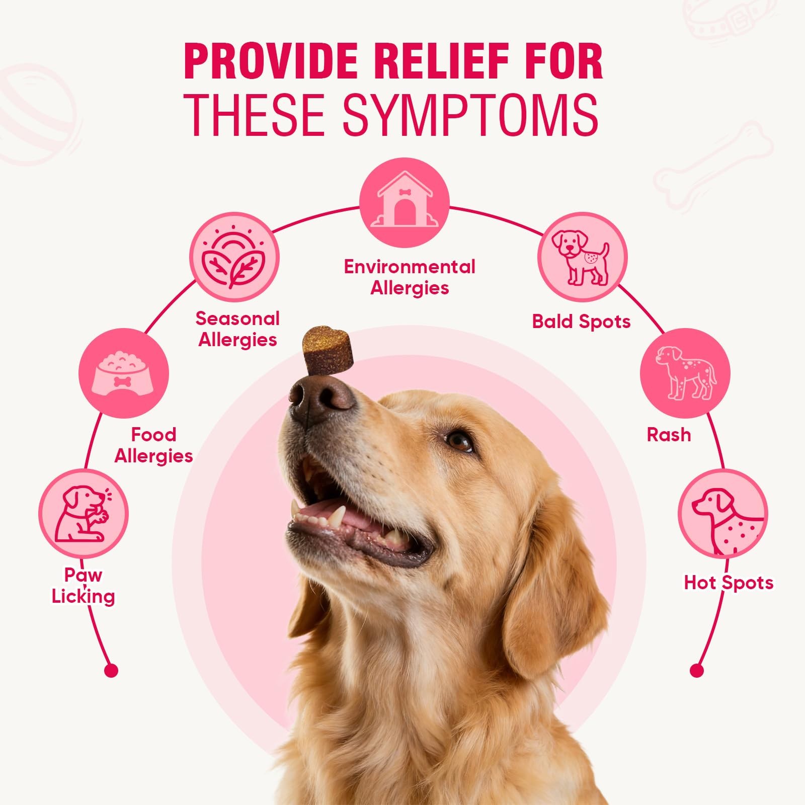 Ttlxrl Dog Allergy Chews For Itchy Support 200 Soft Chews