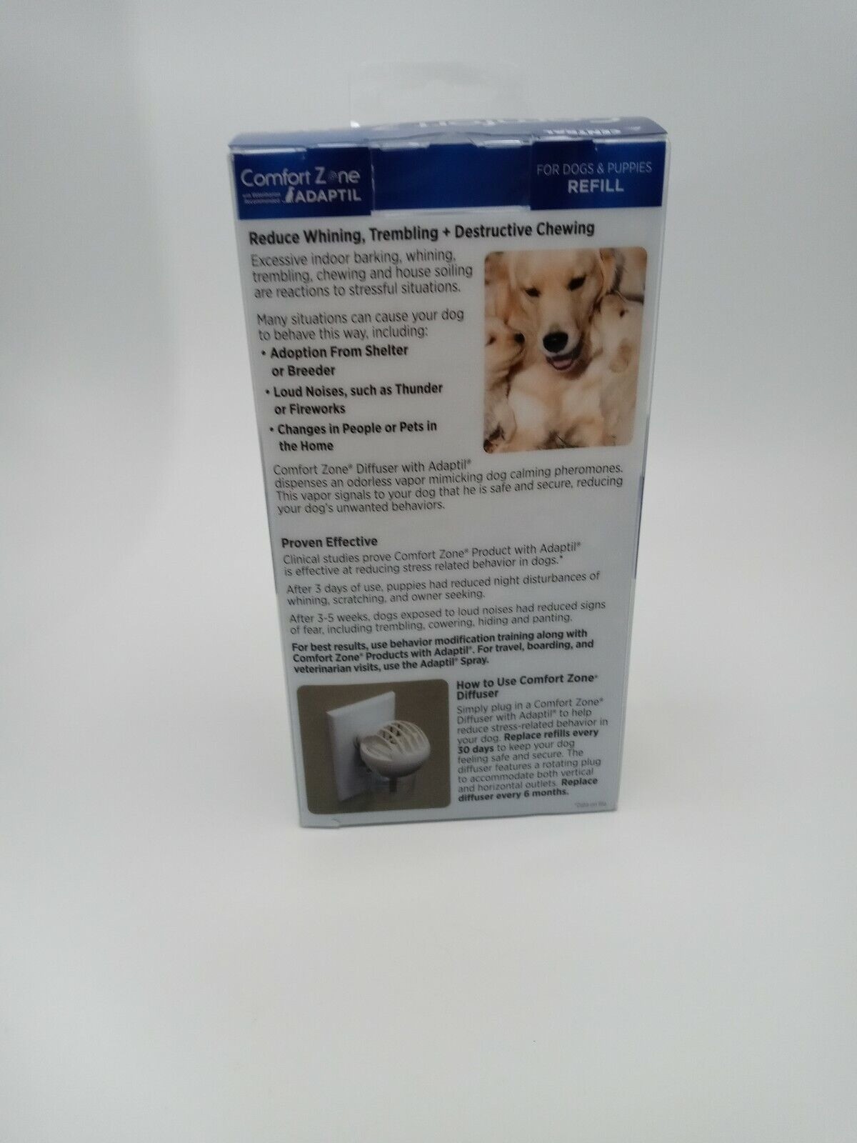Comfort Zone ADAPTIL Standard Packaging REFILL For Mimics Dog Calming