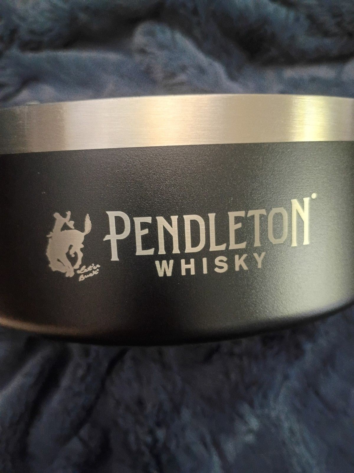 RARE pendleton whiskey dog bowl promotional bar swag collectable