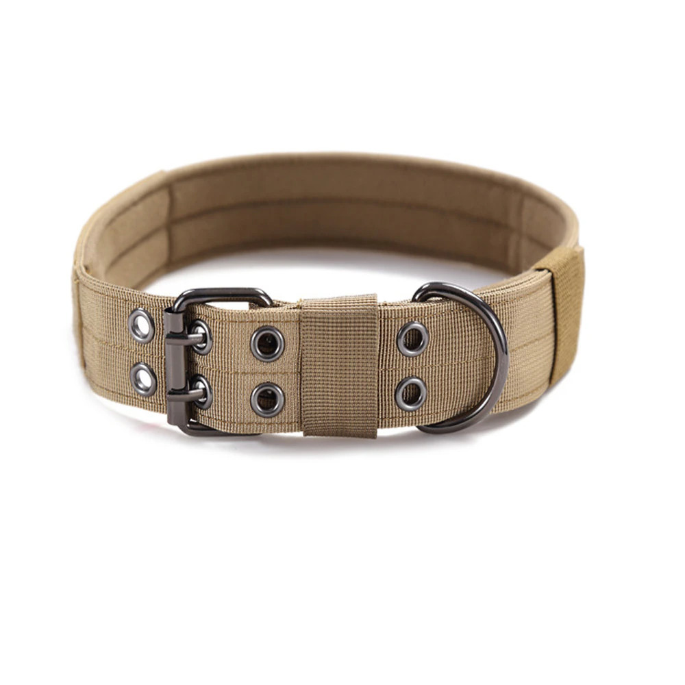 2″ Wide Tactical Heavy Duty Nylon Large Dog Collar K9 Military With Metal Buckle