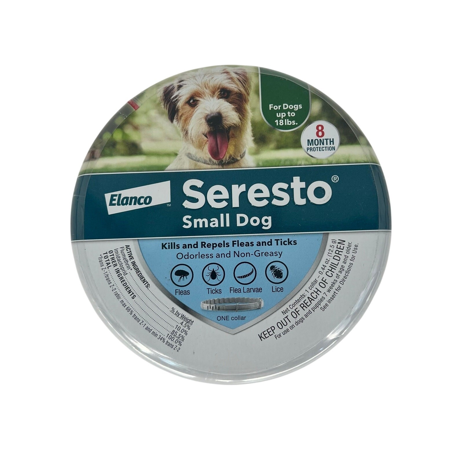 Seresto Small Dog Flea and Tick Collar NWT