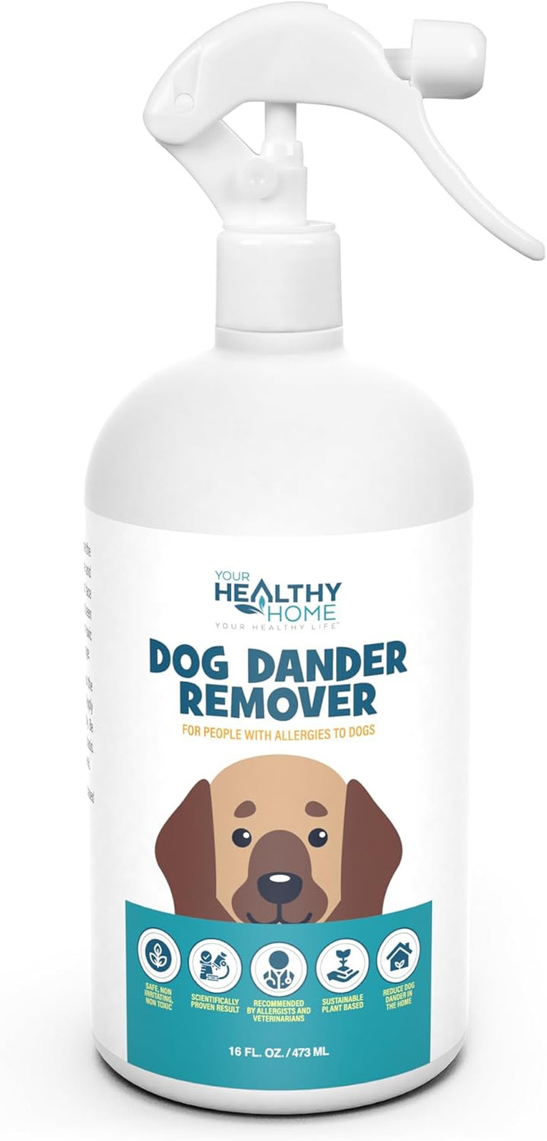 Dog Dander Remover & Allergy Relief Spray|All Natural Effective Treatment for Do