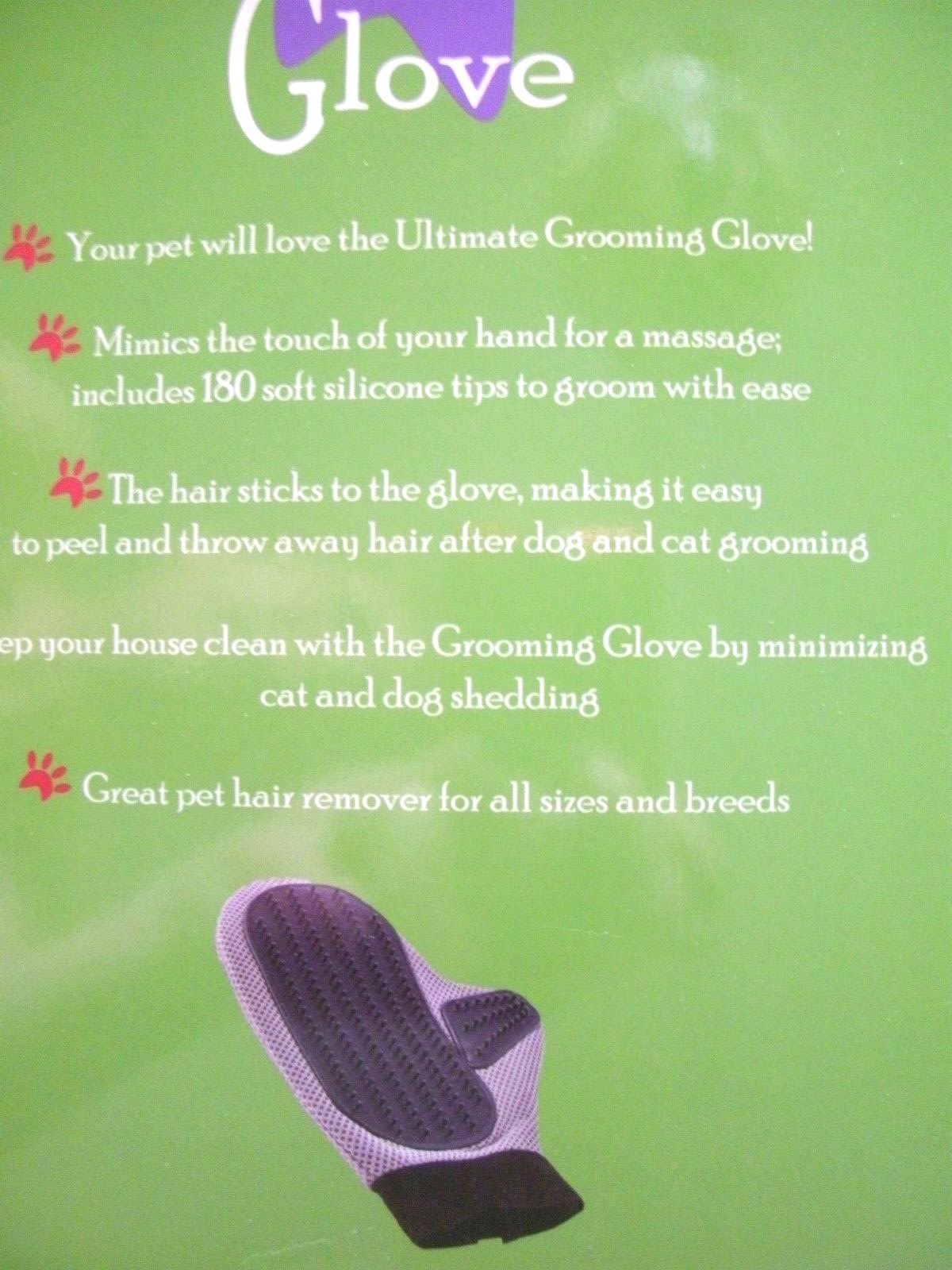 Grooming Glove For Dogs Cats Horse Hair Removal Mitt Massage Neo Ultimate