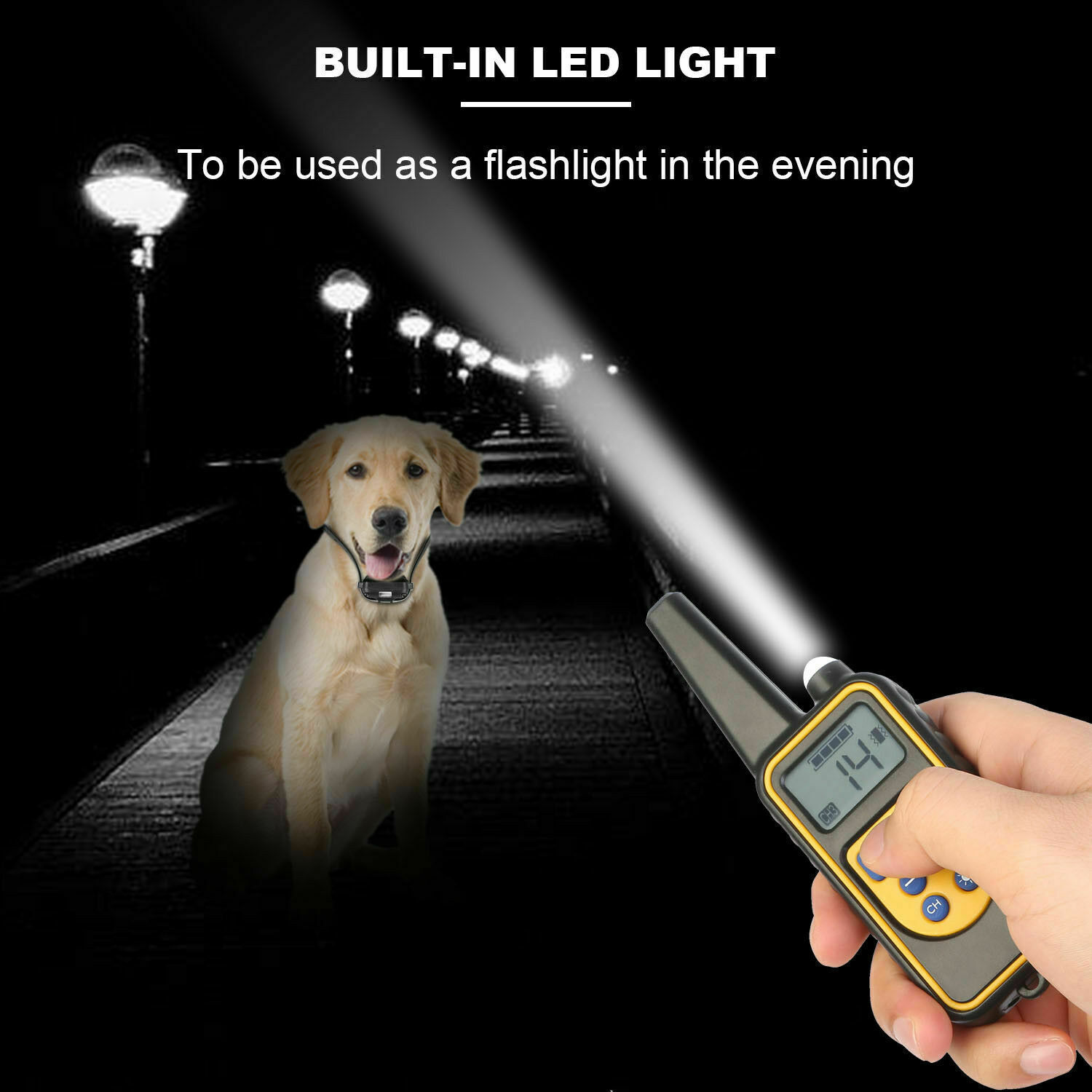 2750 FT Dog Training US Collar Rechargeable Remote Shock PET Waterproof Trainer