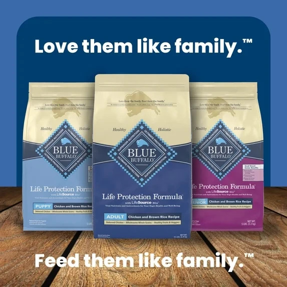 Blue Buffalo Life Formula Senior Chicken & Brown Rice Recipe Dry Dog Food, 30 lb