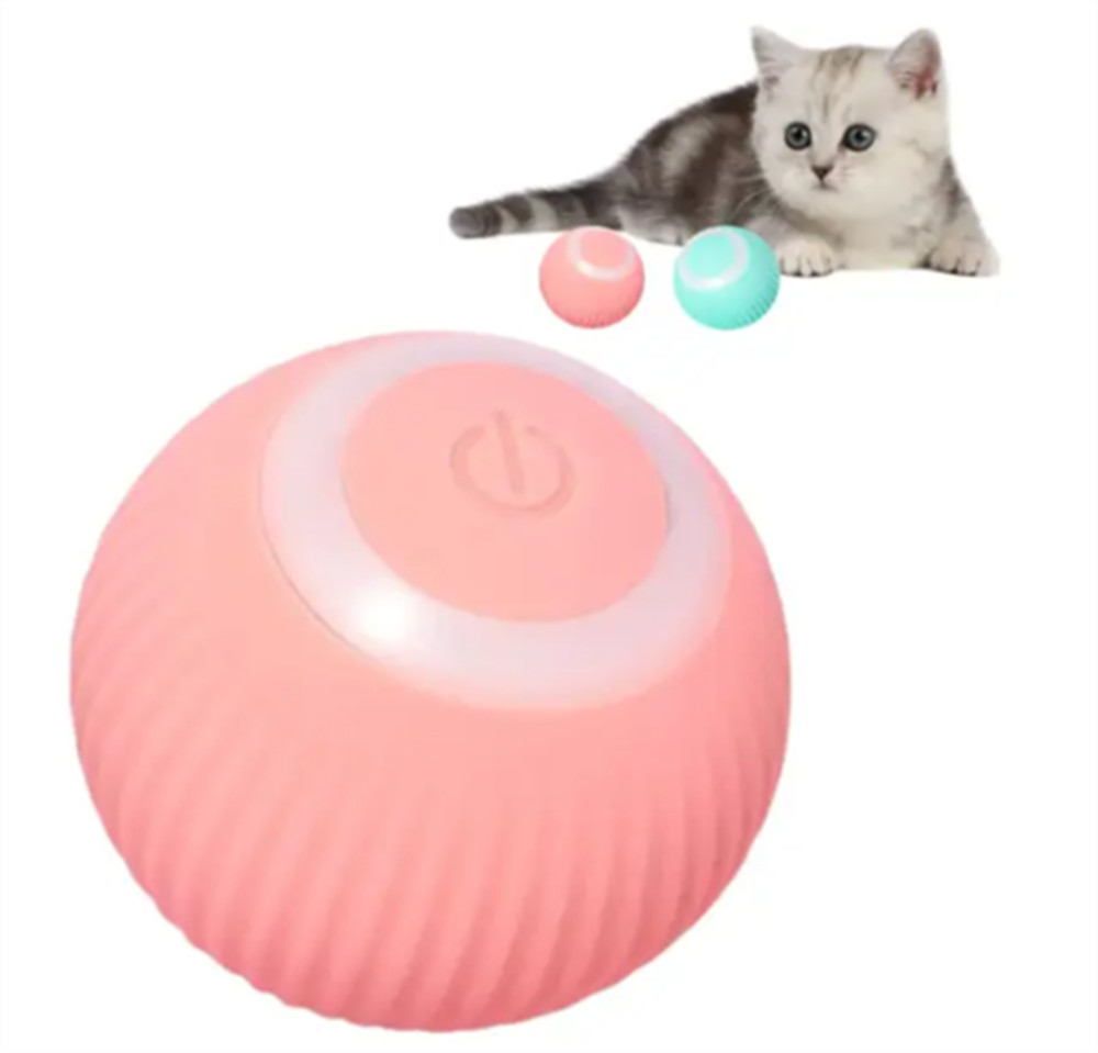 Automatic Rolling Ball Smart Cat Dog Toy Electric Pet Self-moving Kitten Game