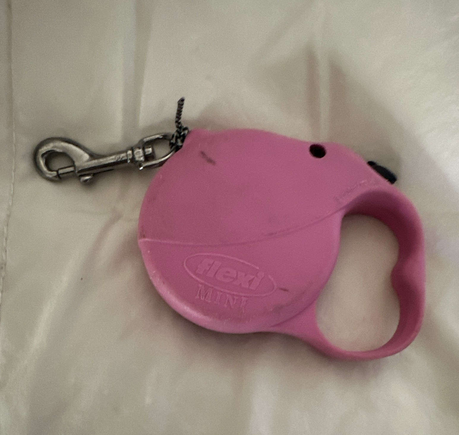 Flexi MINI Pink Retractable Dog Leash XS Up to 18 lbs Plastic