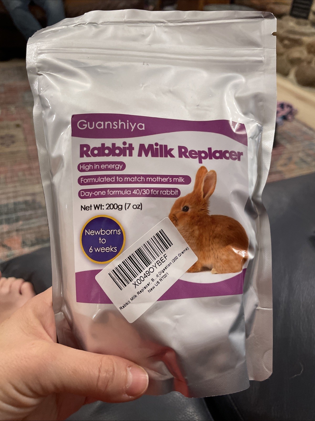 Rabbit Bunny Milk Replacer Milk Powder