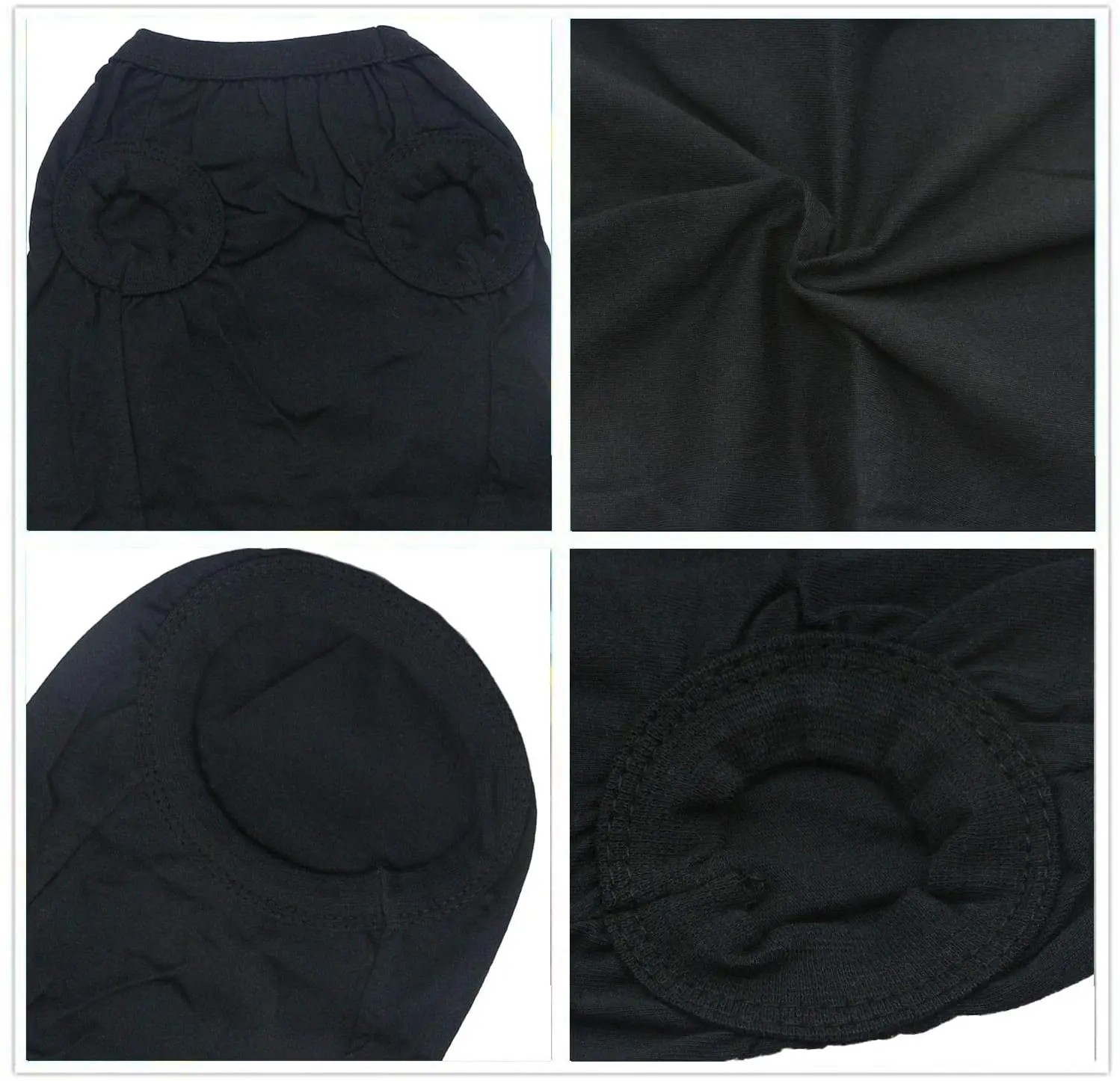 Cotton Dog T-Shirt Blank Pet Clothes Soft Puppy Vest for Small Medium Large Dogs