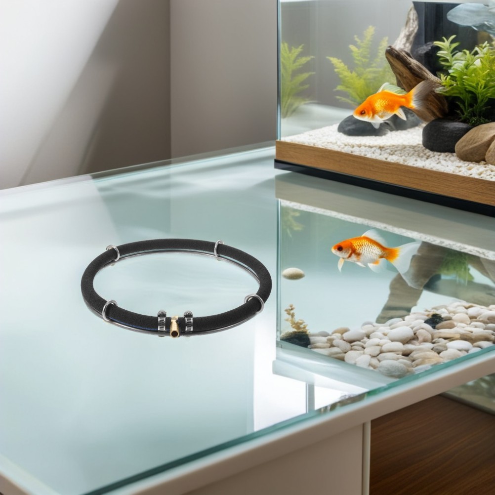 Fish Pond Round Bubble Disk – 26.5cm/10.4in Aquarium Air Stone Diffuser – Fish