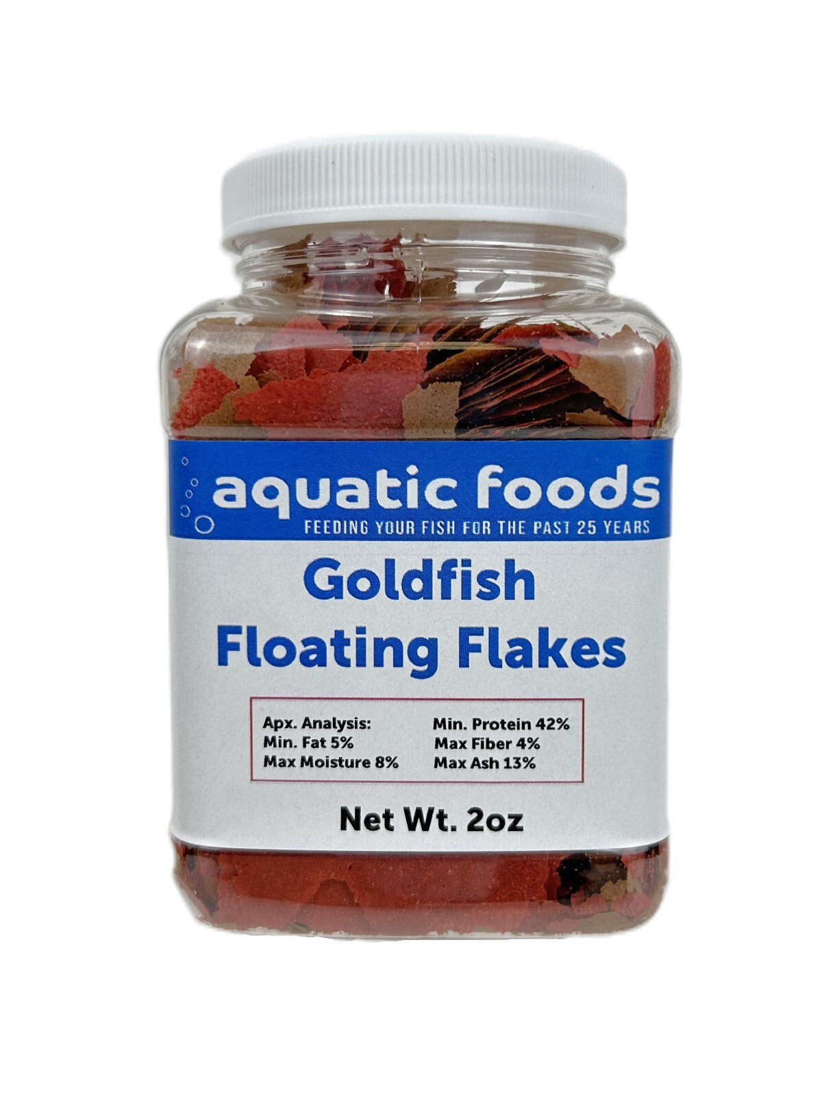 Goldfish Flakes for ALL Aquarium Goldfish, Koi and All Pond Fish. WL-JAR