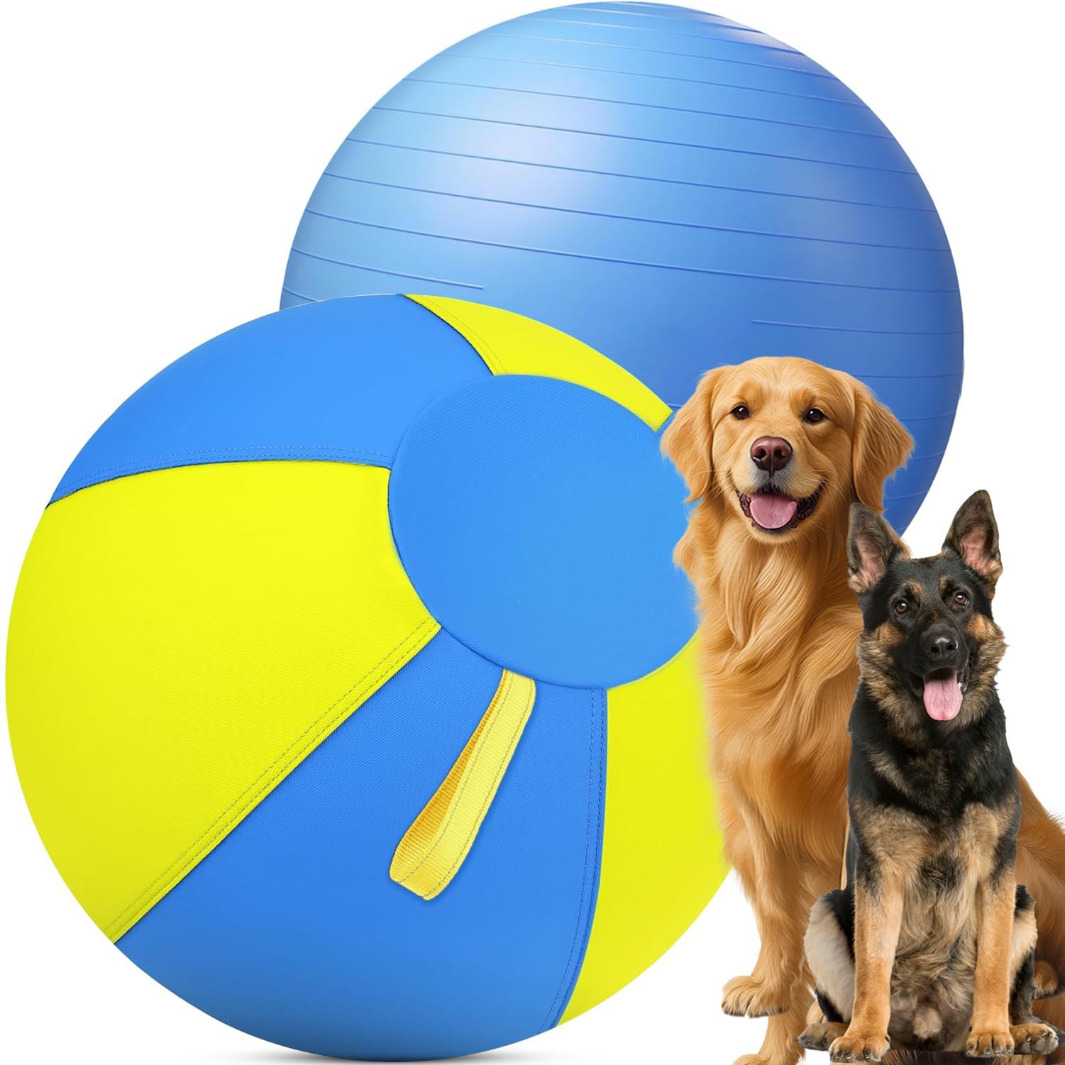 Large Dog Herding Ball 25 Inch Interactive Toy for Agility Training