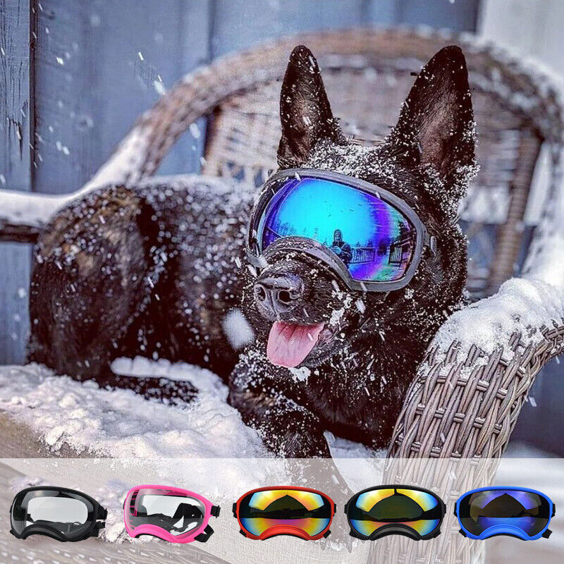 NEW Dog Goggles Sunglasses Windproof UV Protection For Medium Large Dogs Glasses